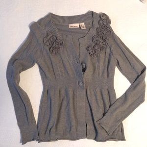 3 button sweater